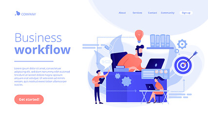 Image showing Workflow concept landing page.