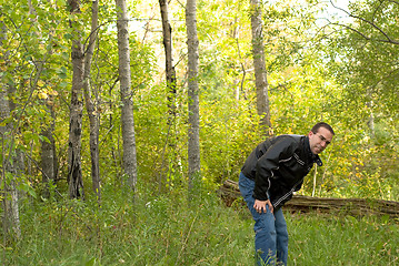 Image showing Man With Poison Ivy