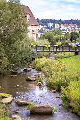 Image showing small river at Nagold Germany