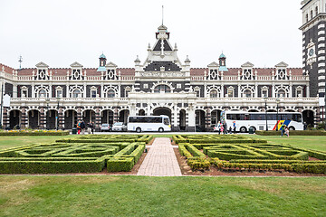 Image showing railway station of Dunedin south New Zealand