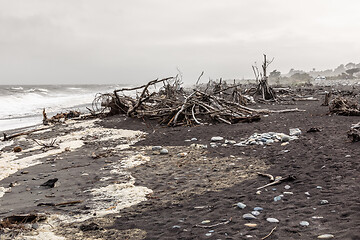 Image showing jade beach Hokitika, New Zealand