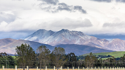 Image showing Landscape scenery in south New Zealand