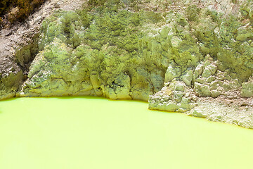 Image showing geothermal activity at Rotorua in New Zealand