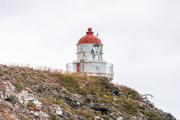 Image showing lighthouse at Taiaroa Head New Zealand