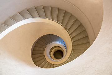 Image showing typical modern stone staircase