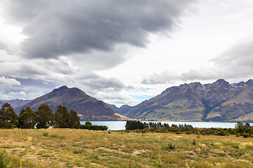 Image showing lake Wakatipu in south New Zealand