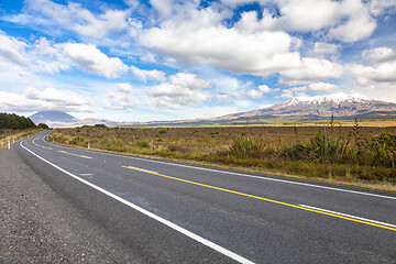 Image showing Mount Ruapehu volcano in New Zealand