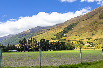 Image showing Landscape scenery in south New Zealand