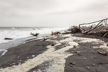 Image showing jade beach Hokitika, New Zealand