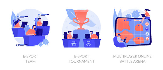 Image showing E-sport vector concept metaphor.