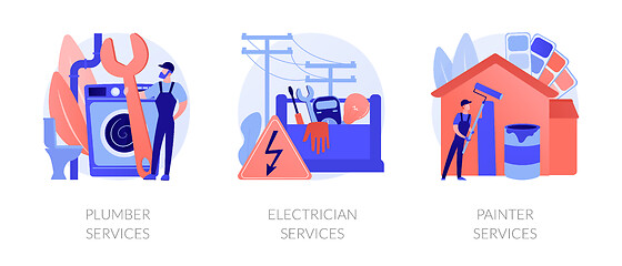 Image showing Home maintenance and improvement abstract metaphors