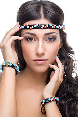 Image showing beautiful girl with accessories