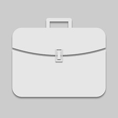 Image showing briefcase icon in bright style