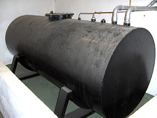 Image showing steel oil tank