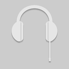 Image showing headphones for music