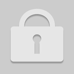 Image showing external lock icon