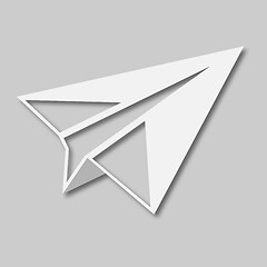 Image showing paper airplane icon