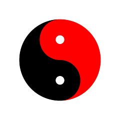 Image showing yin yang sign icon