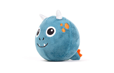 Image showing Soft toy dragon isolated
