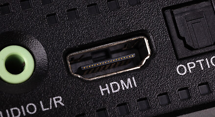 Image showing Particular hdmi connection on a device