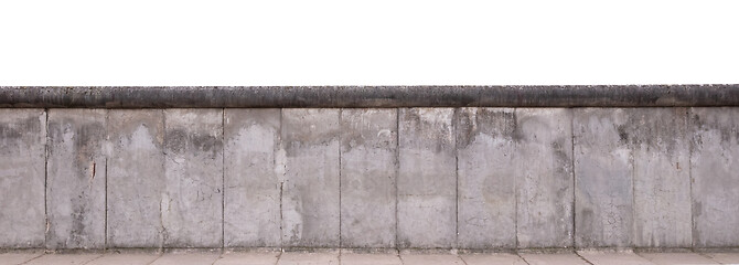 Image showing The remains of the Berlin Wall