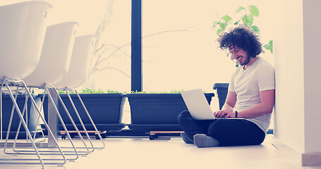 Image showing man enjoying relaxing lifestyle