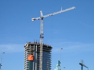 Image showing large construction site