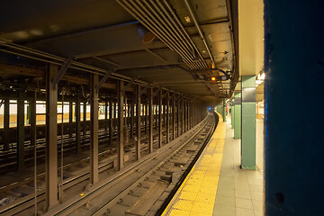 Image showing New York City Manhattan Underground Station