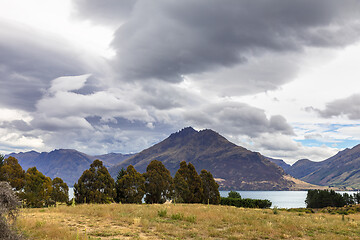 Image showing lake Wakatipu in south New Zealand