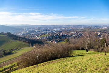 Image showing aerial view to Stuttgart Germany