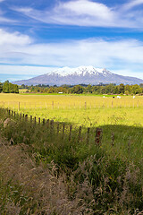 Image showing Mount Ruapehu volcano in New Zealand