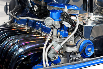 Image showing Blue engine