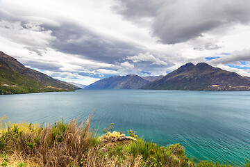 Image showing lake Wakatipu in south New Zealand