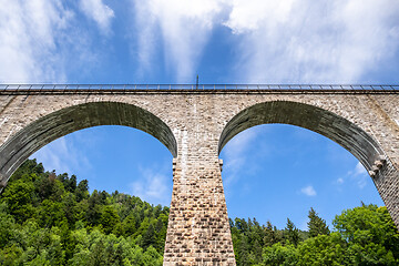 Image showing the Ravenna Bridge railway viaduct on the Höllental Railway lin