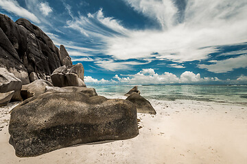 Image showing Praslin beach Seychelles