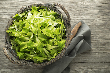 Image showing Lettuce salad