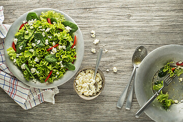 Image showing Green salad