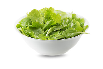 Image showing Green lettuce salad