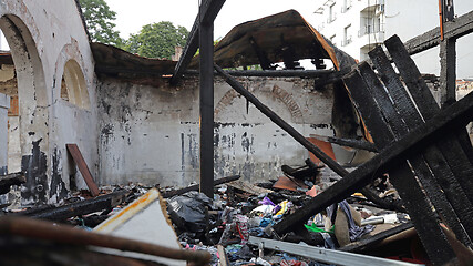 Image showing Collapsed House