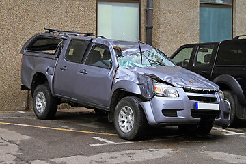 Image showing Roll Over SUV