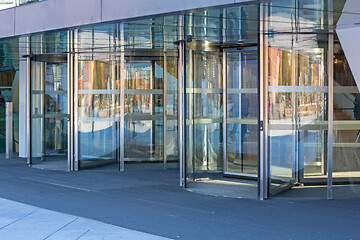 Image showing Revolving Glass Door