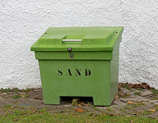 Image showing Box of Sand Outdoor