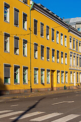 Image showing Yellow Buildings Oslo