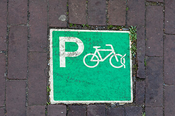 Image showing Bicycle Parking Sign