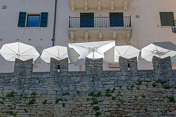 Image showing White Parasols Terrace