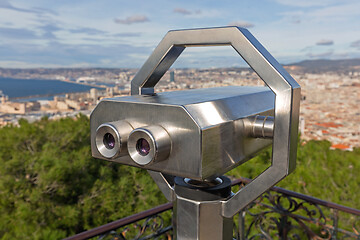 Image showing Tower Viewer Binoculars Panorama