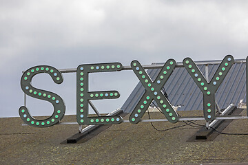 Image showing Sexy Light Sign