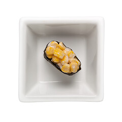 Image showing Corn gunkan sushi