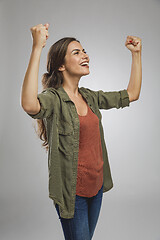 Image showing Happy woman