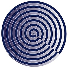 Image showing Spiral circle